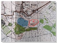 Mapa: Oczko rdpolne - Stary Borek