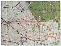 Mapa: Obszar pomiędzy Kądzielnem i Stramnicą