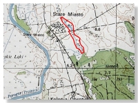 Mapa: Oczka rdpolne - Stare Miasto