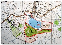 Mapa: Stary Borek (kemy, ozy)