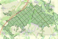 Mapa: Rościeński Las