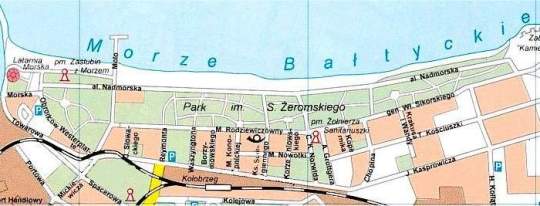 Mapa: Park im. Stefana eromskiego