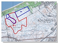 Mapa2: Granice przewidywanego UE - Owcze Bagno