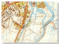 Mapa: Granice nieistniejcego rezerwatu