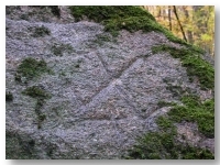 Znak wyobiony w kamieniu